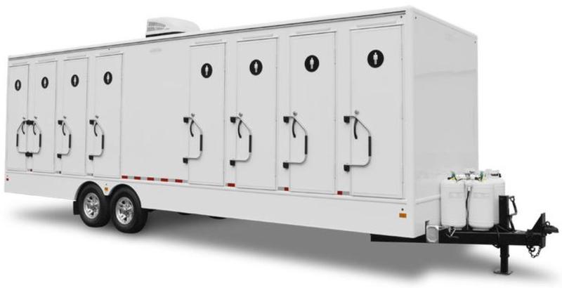 Temporary Shower Stall Trailer Rental in Rhode Island